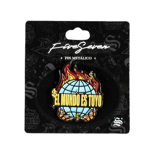 Pin El Mundo Es Tuyo - Cincopunto7