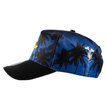 Placa Montana Palmeras Blue & Red - Cincopunto7