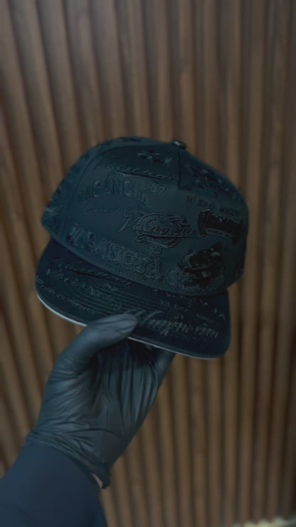 Gorra Vagancia Full Embroidery total Black