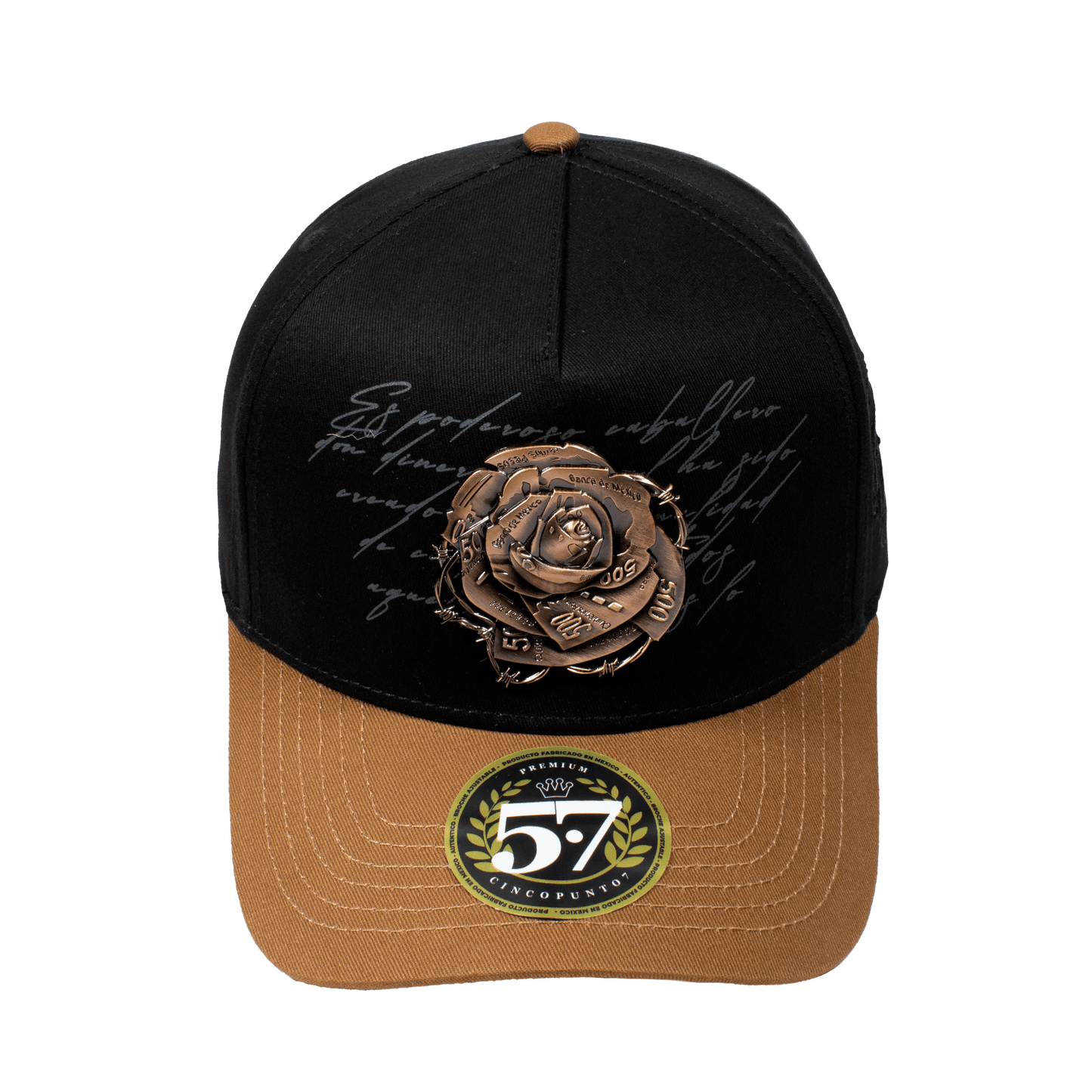 Rosa Metalica Brown & Black Curva - Cincopunto7