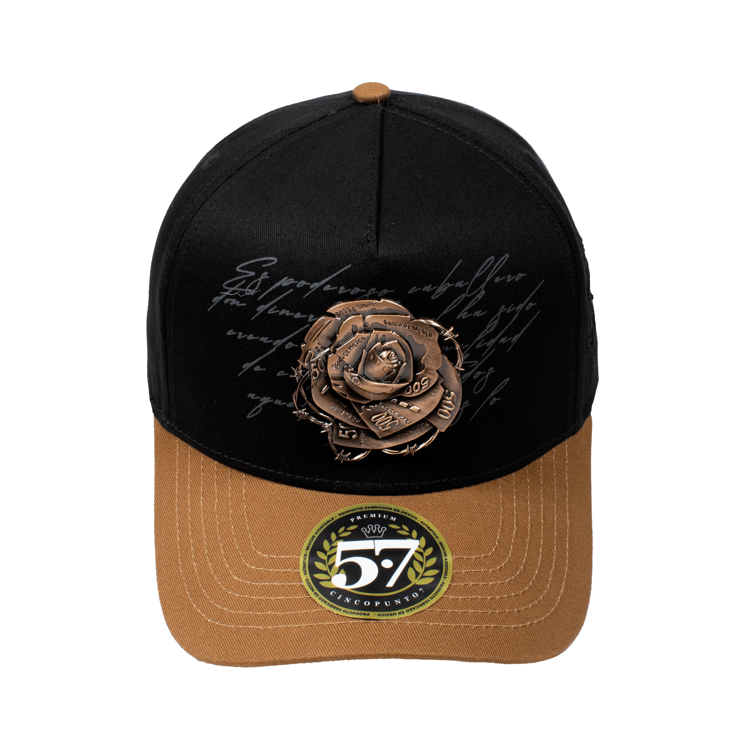 Rosa Metalica Brown & Black Curva - Cincopunto7