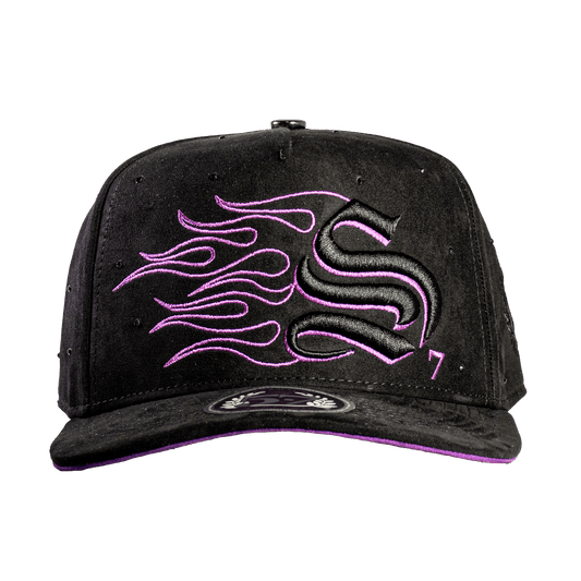 S7 Fire Diamonds Black & Purple - Cincopunto7