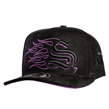 S7 Fire Diamonds Black & Purple - Cincopunto7