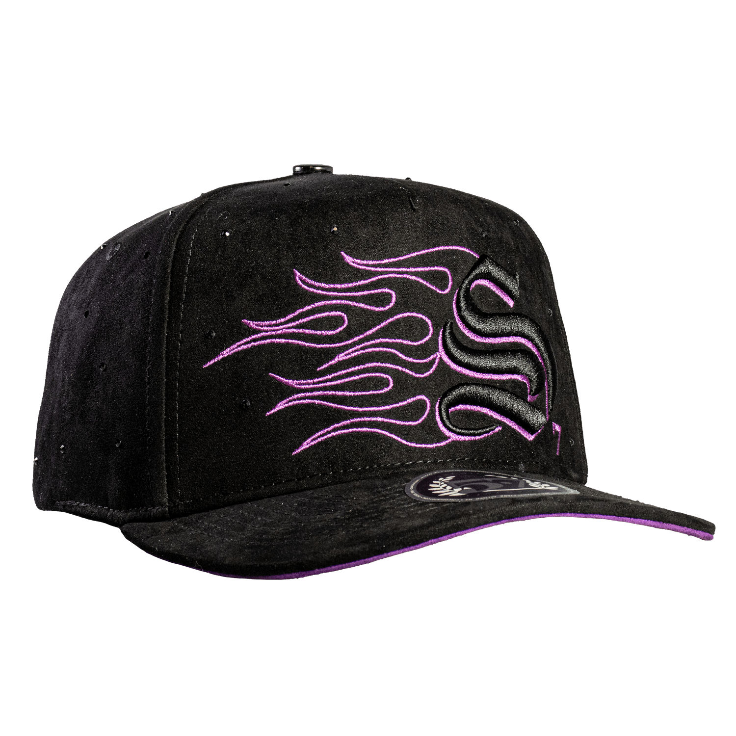 S7 Fire Diamonds Black & Purple - Cincopunto7