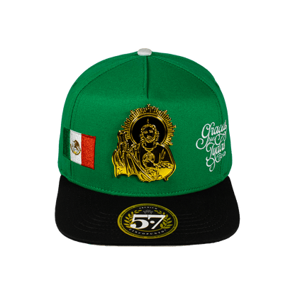 San Judas Tadeo Green & Black - Cincopunto7