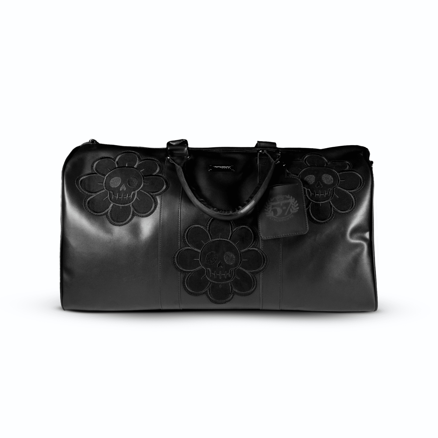 Sidebag Flower Skull Extra Grande - Cincopunto7