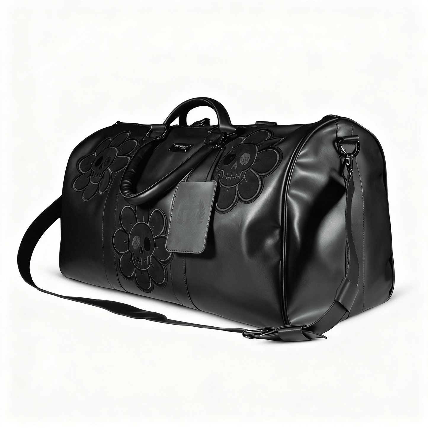 Sidebag Flower Skull Extra Grande - Cincopunto7