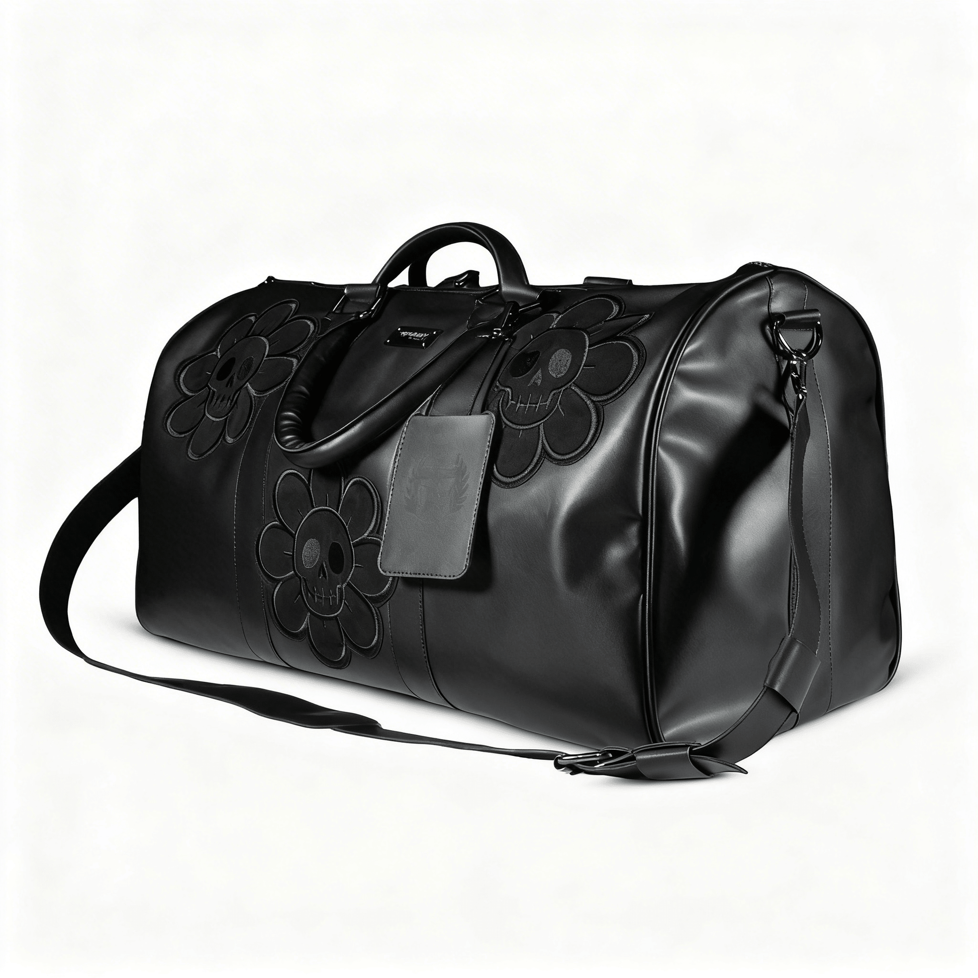 Sidebag Flower Skull Extra Grande - Cincopunto7