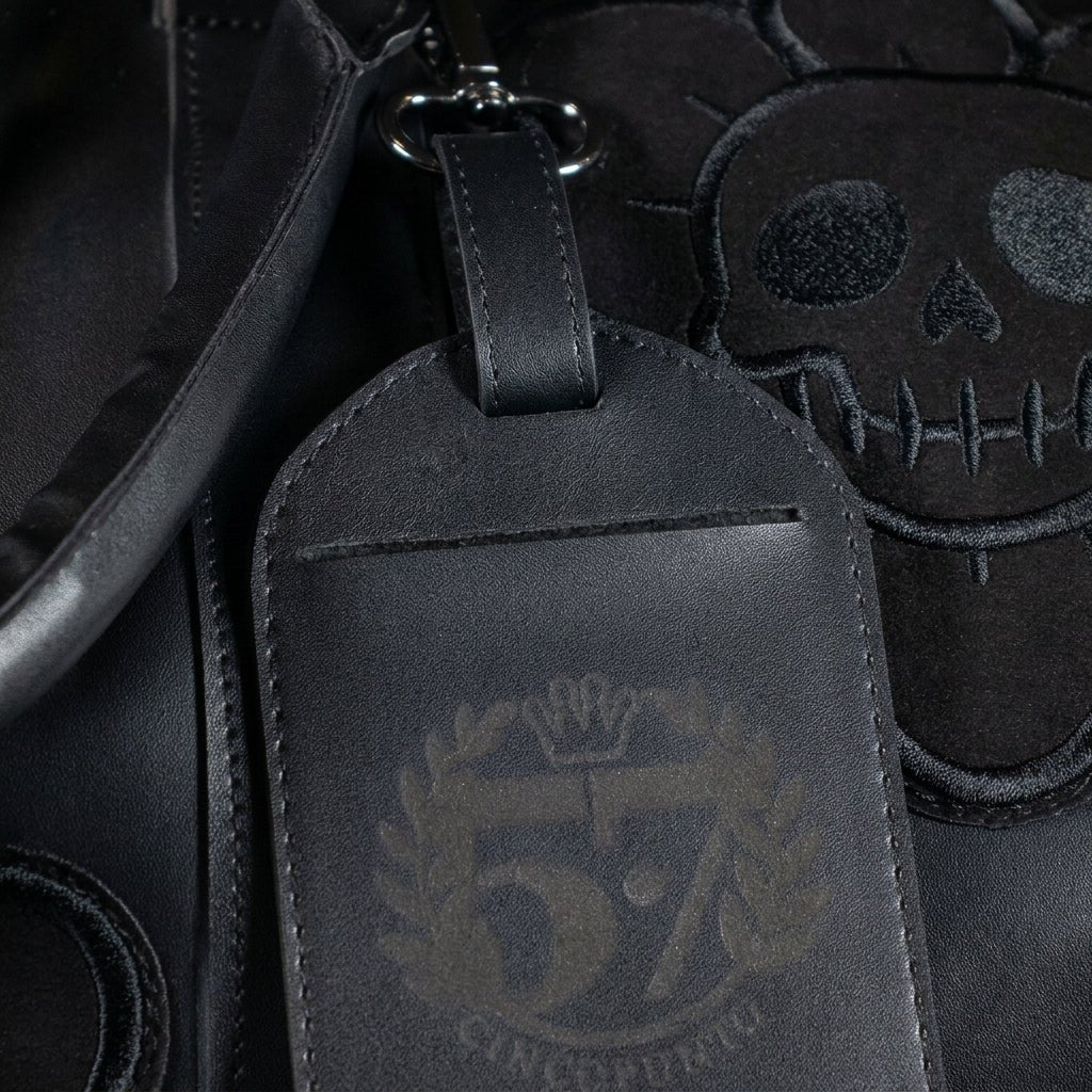 Sidebag Flower Skull Extra Grande - Cincopunto7