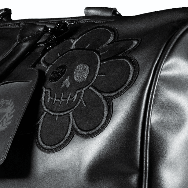 Sidebag Flower Skull Extra Grande - Cincopunto7