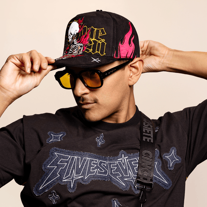 Skull Pink Flames Fvsvn - Cincopunto7