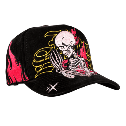 Skull Pink Flames Fvsvn - Cincopunto7