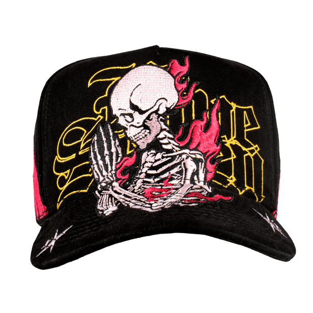 Skull Pink Flames Fvsvn - Cincopunto7