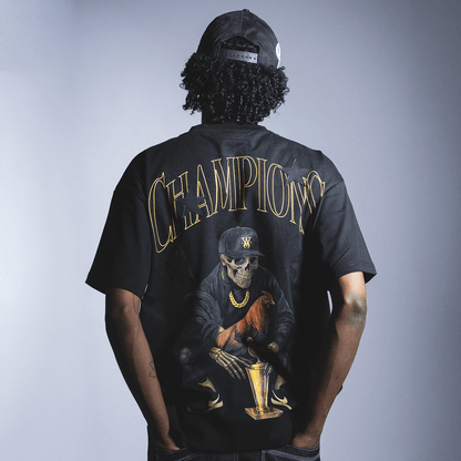 T-shirt Champions Skull Rooster - Cincopunto7
