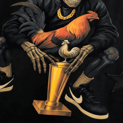 T-shirt Champions Skull Rooster - Cincopunto7