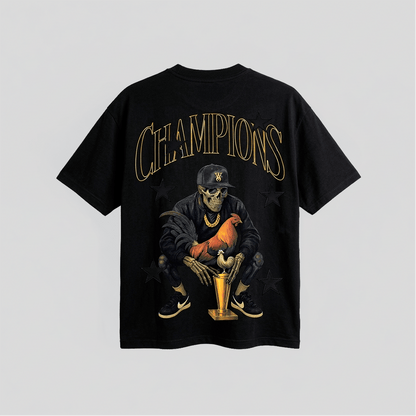 T-shirt Champions Skull Rooster - Cincopunto7