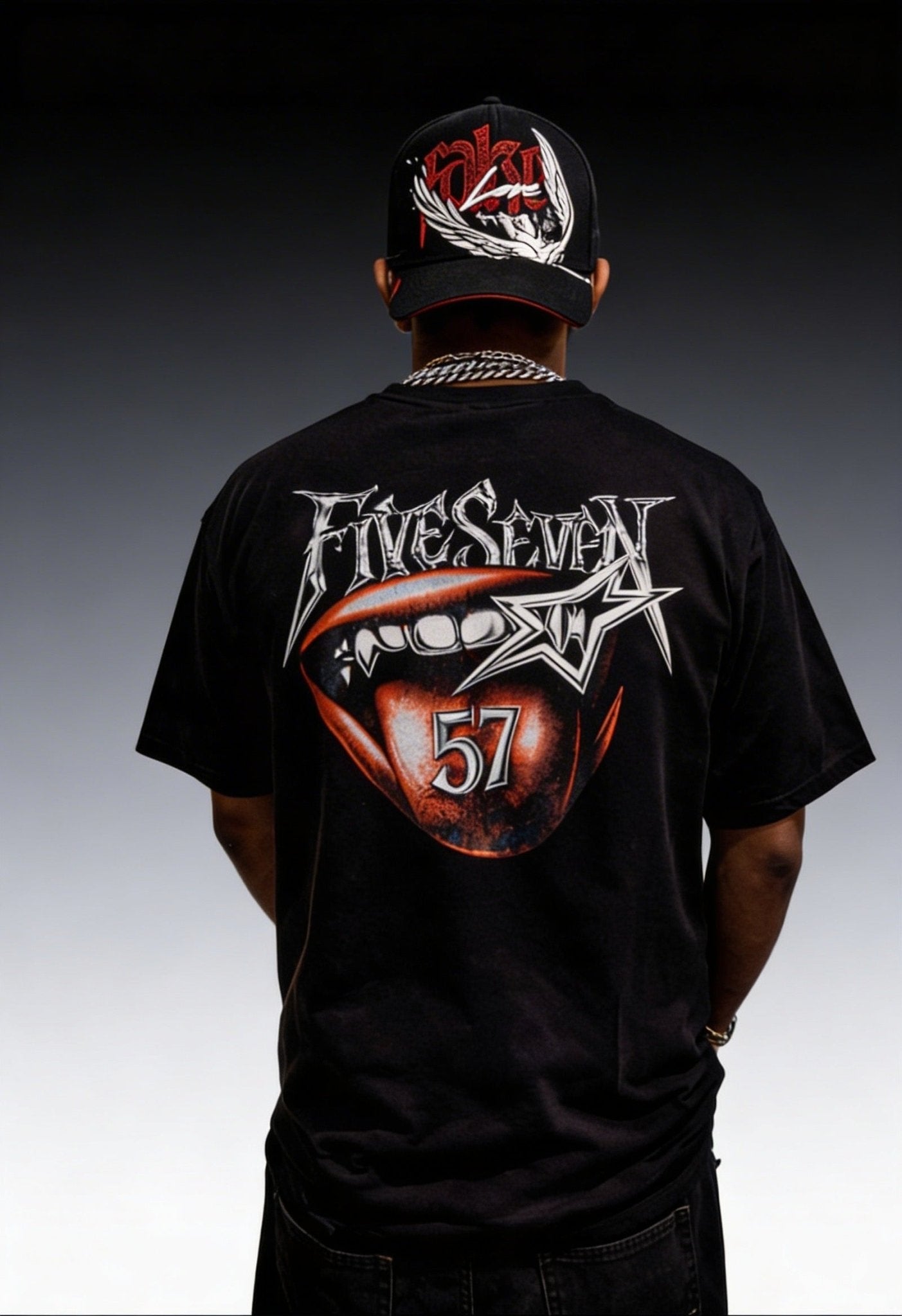 T- shirt Lips Star - Cincopunto7
