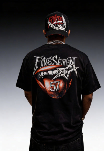 T- shirt Lips Star - Cincopunto7