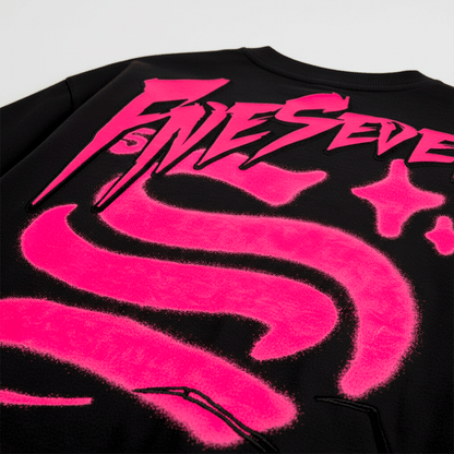 T-shirt Spider Pink - Cincopunto7