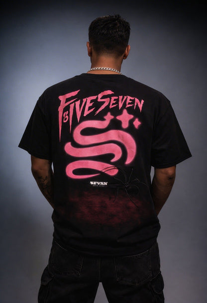 T-shirt Spider Pink - Cincopunto7