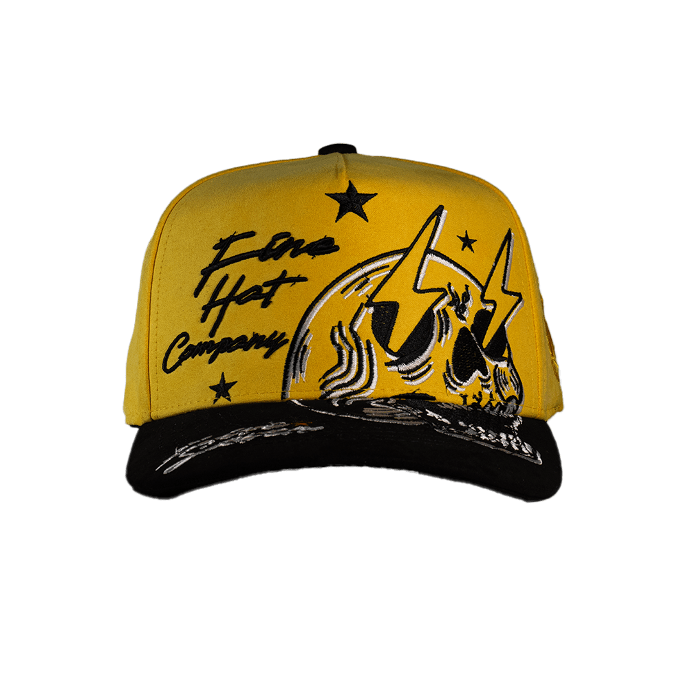 Thunder Skull Yellow & Black - Cincopunto7