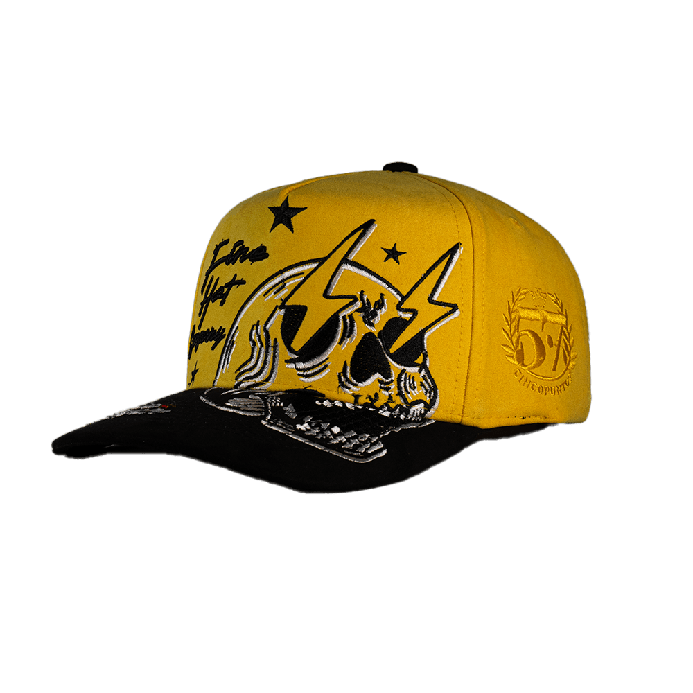 Thunder Skull Yellow & Black - Cincopunto7